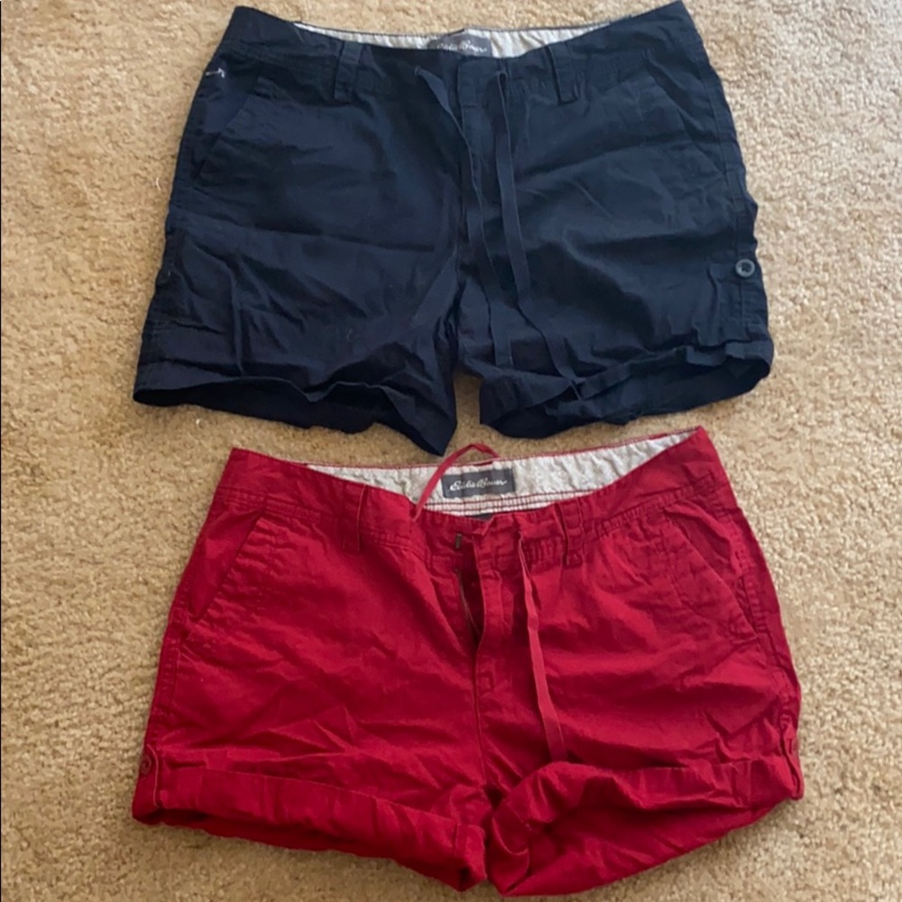Two pairs Eddie Bauer shorts